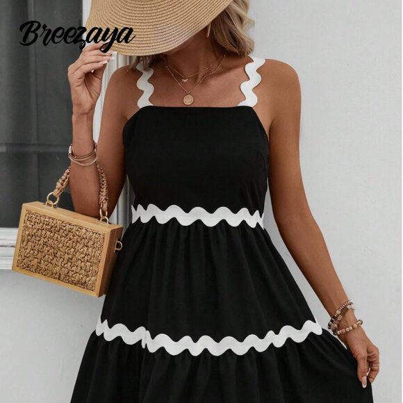 NWOT Daily Ribbed Spaghetti Strap Dress - Picture 1 of 3